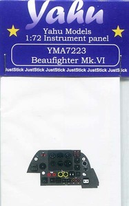 ヤフーモデル（Yahu） YMA7223 1/72 ボーファイターMkVI・着色計器板・ハセガワ