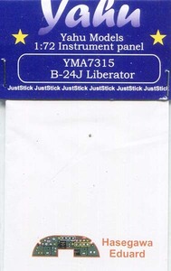 ヤフーモデル（Yahu） YMA7315 1/72 B-24Jリベレター・着色計器板・ハセガワ他