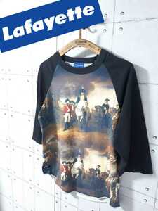 Lafayette ナポレオン　プリント　ラグラン　Tシャツ　ラファイエット　LFYT　転写　カットソー