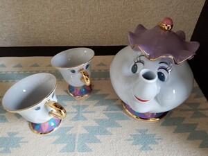 美女と野獣のポット夫人とチップ☆ 東京ディズニーランド コレクション ティーカップ ディズニー Disney ティーポット