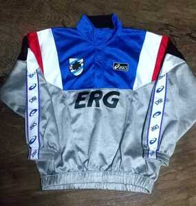 [送料無料] 92-93-94 サンプドリア トラックトップ ASICS MADE IN JAPAN 検)1992 1993 1994 SERIE A SAMPDORIA GULLIT MANCINI マンチーニ