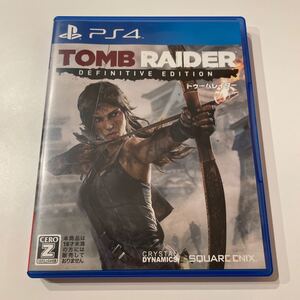 トゥームレイダーディフィニティブエディション TOMB RAIDER DEFINITIVE EDITION PS4 解説書付き