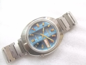 1972年高級モデルシチズンハイソニック腕時計動品純正ブレス付純正ガラス交換済　R326