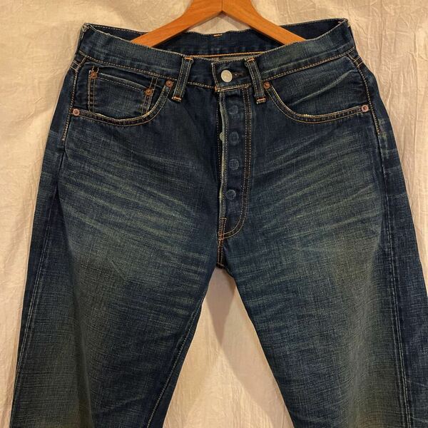 LEVI’S リーバイス 501XX 55501 日本製 J09A J15631 1203 1955モデル復刻 レプリカ デニム ジーンズ 赤耳 メンズ W32