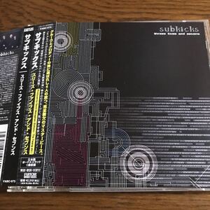 CD. SUBKICKS - Threes, Five And Sevens　サブキックス　スリーズ・ファイブス・アンド・セブンス　美盤