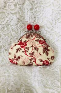 La Rose Rougeあめ玉がま口 財布 ハンドメイド