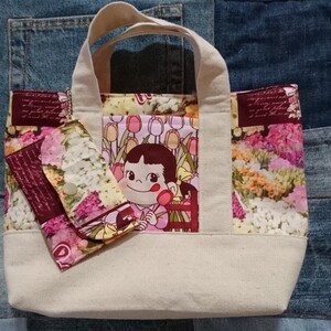 ミニトートバッグ&カードケースハンドメイド