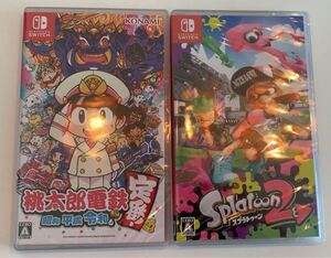 新品3 スプラトゥーン2 桃太郎電鉄 2本セット 桃鉄 スプラ