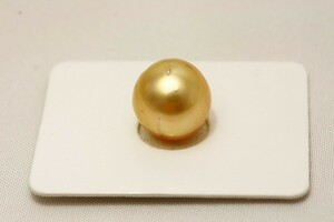 南洋白蝶真珠パールルース　11mm　ナチュラルゴールドカラー