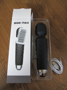 未使用　Bige Max ハンディマッサージャー 電動マッサージ器 20種の振動パターン/8種の振動速度健康グッズ/USB充電式/防水/静音/シリコン製