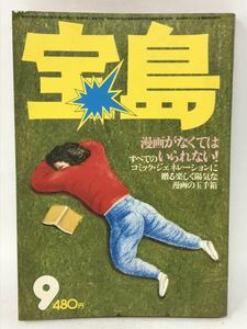 宝島 昭和51年9月発行 第4巻9号 1976年 「特集:漫画フリーク大事典」 ちばてつや/泉谷しげる/貸本マンガ/サブカルチャー/雑誌　N3838