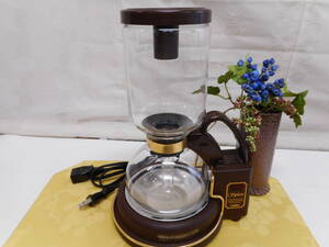 ツインバード コーヒーメーカーサイフォン式 CM-851ブラウン カフェタウン 保管品