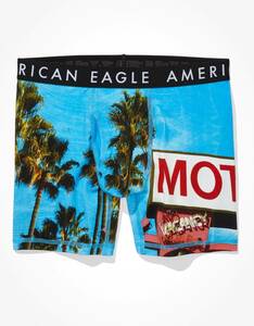 * AE アメリカンイーグル ボクサーブリーフ トランクス AEO Motel 6" Classic Boxer Brief XXL / Blue *