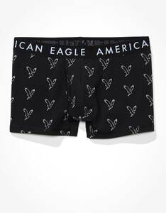 * AE アメリカンイーグル ボクサーブリーフ トランクス AEO Eagle Classic Trunk Underwear S / Black *