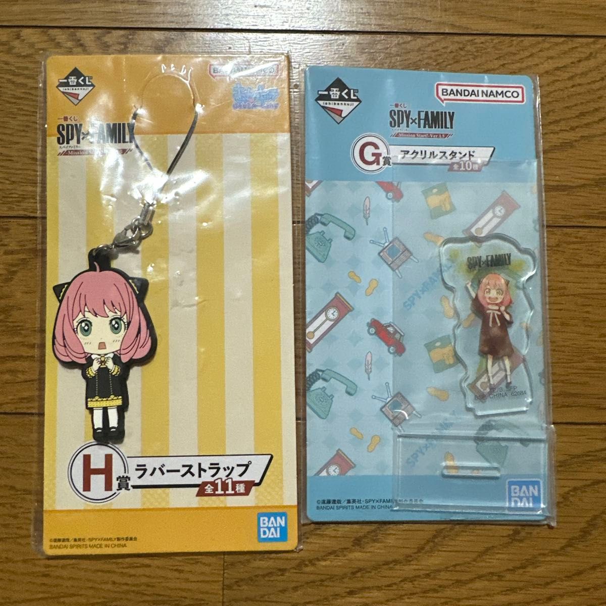 スパイファミリー SPY FAMILY ラバーストラップ アクリルスタンド 一番
