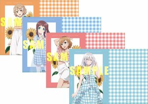 Sunny Summer Collection 2019 描き下ろし クリアファイル4枚組【花咲くいろは 色づく世界の明日から 凪のあすから SHIROBAKO 宮森あおい】