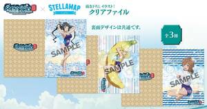 ダンジョンに出会いを求めるのは間違っているだろうかⅡ× STELLAMAP Cafe コラボ 描き下ろし A4クリアファイル セット【アイズ ヘスティア