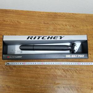 WCS CARBON 1BOLT リッチー ロジック カーボン ピラー Ф31.6㎜ 185g　未使用品　RITCHEY super LOGIC one-bolt post