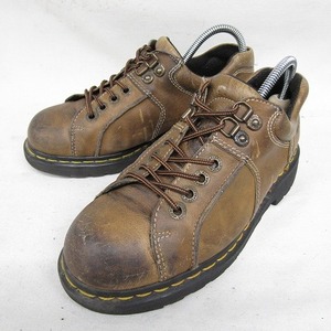 UK7 JP 25.5cm 程度 ドクターマーチン 6ホール レザー 革 シューズ 靴 ローカット Dr.Martens 古着 1S1944