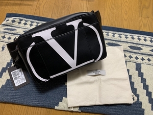 Новинка 19AW VALENTINO кожаная поясная сумка с логотипом поясная сумка Valentino, баклан, Валентино, другие