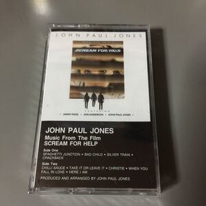  John * paul (pole) * Jones John Paul Jones Music From The Film Scream For Help USA запись кассетная лента [ защита новый товар ] cut запись 