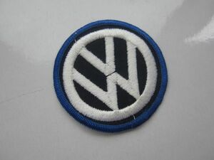 フォルクスワーゲン VW ドイツ 外車 ロゴ ワッペン/ 刺繍 エンブレム 車 自動車 カー用品 整備 作業着 カスタム ビンテージ 92