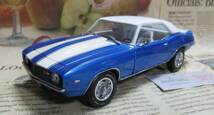 ★絶版*2500台限定*フランクリンミント*1/24*1969 Chevrolet Camaro Z/28 Hardtop Coupe ルマンズブルー_画像1