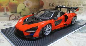 ☆レア*ディーラー限定*TSM*1/18*McLaren Senna ミラオレンジ≠BBR,MR