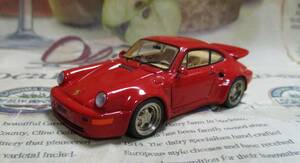 ★激レア絶版*完成品*MR*1/43*Porsche 911(964) Turbo S レッド*ポルシェ