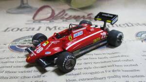 * rare out of print *HI-FI*1/43*1982 Ferrari 126 C2 #28*Didier Pironi* Ferrari ≠BBR