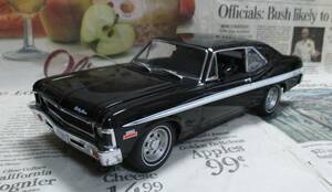 ★激レア世界500台*GMP*1/18*1970 Chevrolet Rally Nova ブラック≠EXOTO