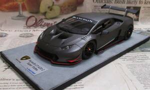 ★絶版★LOOKSMART*1/18*Lamborghini Huracan LP 620-2 Super Trofeo グリジオチタニオ≠BBR,MR