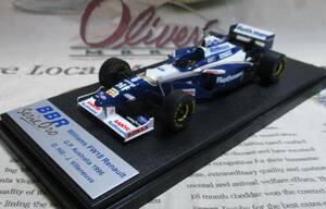 * ultra rare out of print *BBR*1/43*Williams Renault FW18 #6 Rothmans 1996 Australian GP*Jacques Villeneuve≠MR