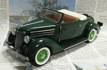 ☆絶版☆フランクリンミント*1/24*1936 Ford Deluxe Cabriolet グリーン_画像1