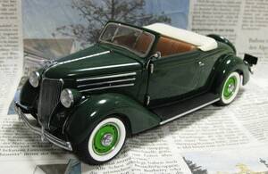 * out of print * Franklin Mint *1/24*1936 Ford Deluxe Cabriolet green 