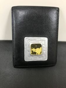 パスケース レザー 定期入れ 山本寛斎 中古 本革 KANSAI Yamamoto