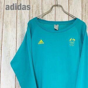 【レア！】adidas アディダス リオデジャネイロ 五輪 リオオリンピック オーストラリア ユニフォーム ウェア カットソー 長袖　XOTサイズ