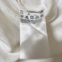 【adidas】アディダス W ムード グラフィック Tシャツ レディース Mサイズ ホワイト ロゴ入り トップス 春夏_画像6