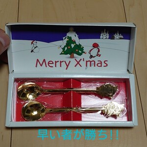【最終価格】(新品)金スプーン2本セット