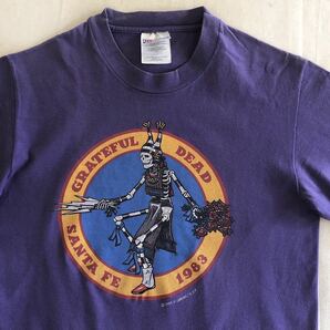 送料無料！ 83年 ビンテージ Grateful Dead グレイトフル・デッド ロゴTシャツ 半袖 Tシャツ コピーライト入り
