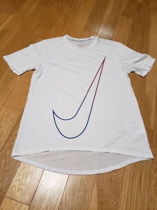 半袖Tシャツ ナイキ NIKE ランニング メッシュ白ホワイト
