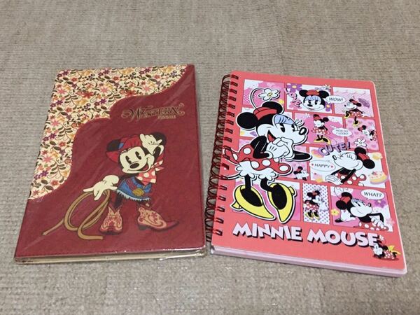 MINNIE MOUSE ノート 2種