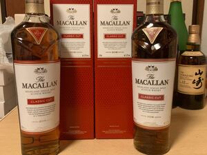 ザ・マッカラン クラシックカット 2018 1本。2019 1本 MACALLAN マッカラン ゴールド ボックス ミニボトル