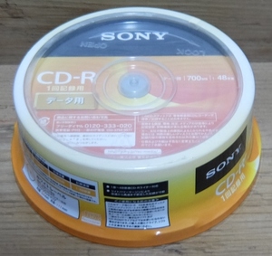 ソニー データ用 CD-R 20枚パック 20CDQ80GPWP 送料無料