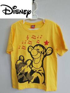 ★美品・タグ付き*Disney*ティガー*クマのプーさん*Mサイズ*レディース半袖Tシャツ*イエロー*アウトドア*スポーツ観戦*ディズニー* #4481