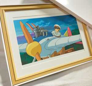 Art hand Auction ¡Súper raro! Studio Ghibli The Wind Rises [artículo enmarcado] Póster de Ghibli, pintura de ghibli, reproducción original, tarjeta postal, calendario ghibli, Hayao Miyazaki, Historietas, Productos de anime, otros