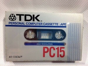 ■Z508■未使用・送料込み■TDK PC15 カセットテープ 記録媒体