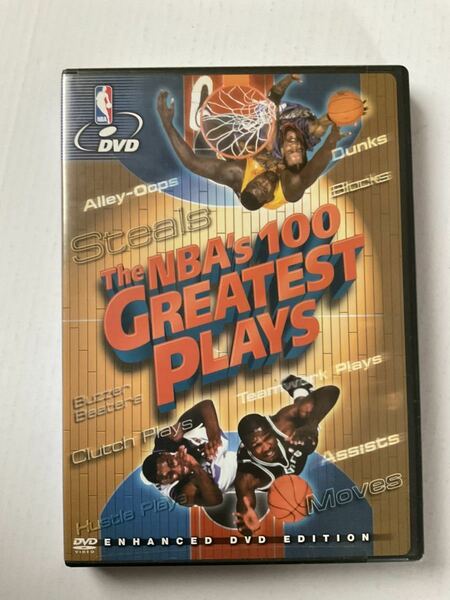 NBA 100 Greatest Plays. US盤 DVD リージョン1マイケルジョーダン,マジックジョンソン,アイザイアトーマス,レジーミラー,コービー