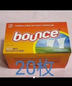 お試し!!Bounce20枚 バウンス 柔軟剤シート 20枚