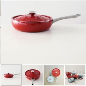 新品 MEYER / マイヤー サークルパン レッド 26cm